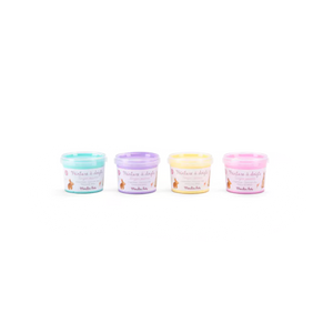 4 pots de peinture à doigts pastel 'Les Rosalies' | MOULIN ROTY