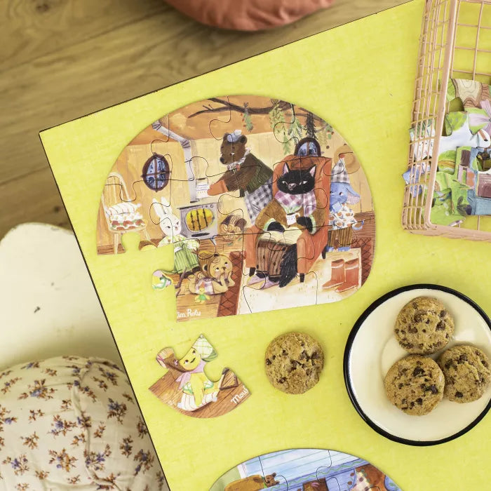 4 mini puzzles 'Une belle journée' | MOULIN ROTY