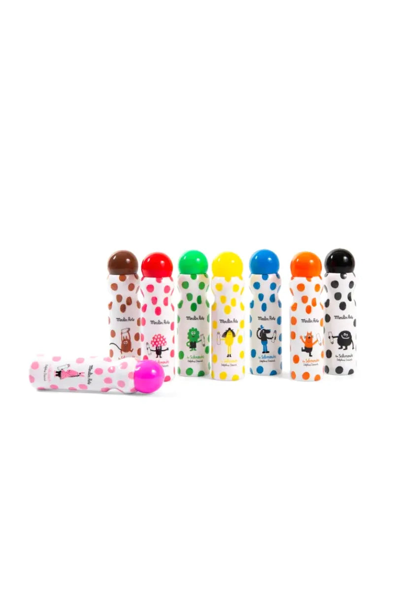 8 marqueurs tampons 'Les Schmouks' | MOULIN ROTY