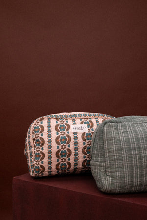 Grande trousse Gayane Fado Macadamia - Apaches Collections - vue 2