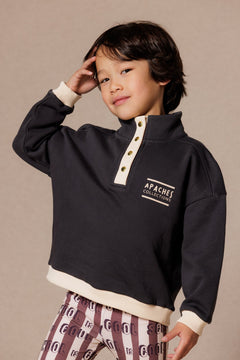 Sweat enfant Luz Coal - Apaches Collections
