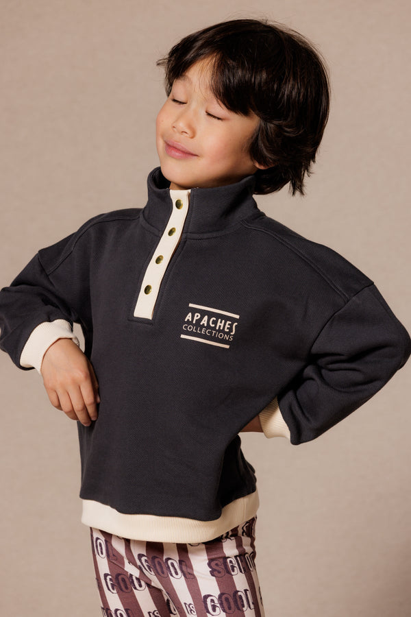 Sweat enfant Luz Coal - Apaches Collections - vue 4