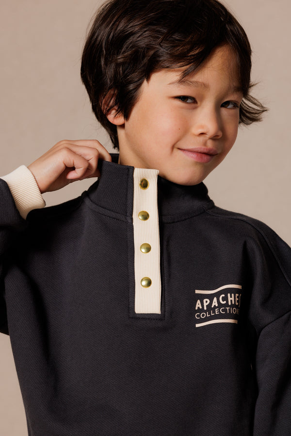 Sweat enfant Luz Coal - Apaches Collections - vue 5