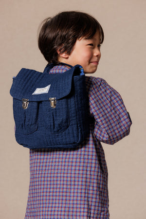 Sac à dos Suji Denim Foncé Deep Marine - Apaches Collections - vue 2