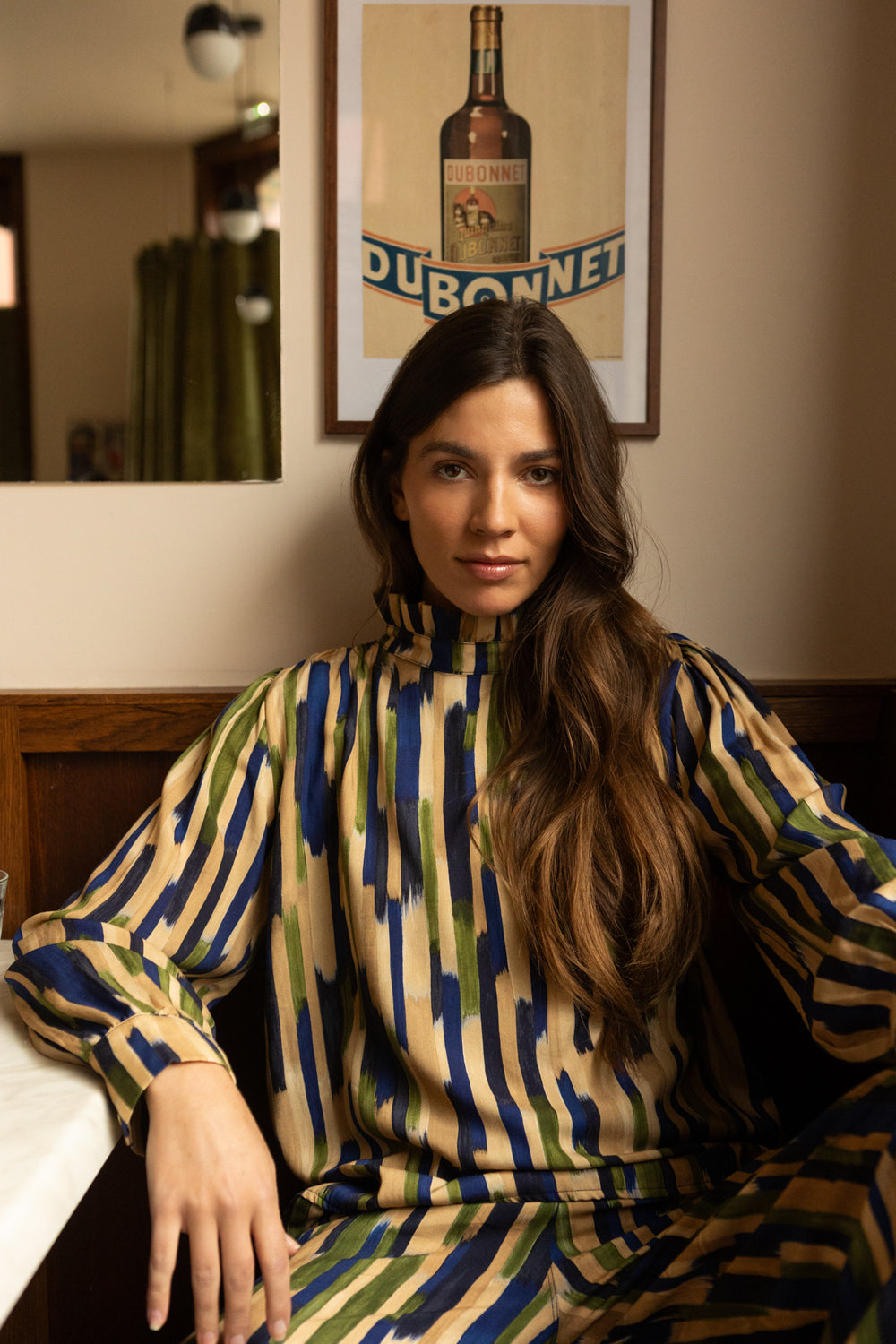 Blouse Bimala Flou Deep Marine - Apaches Collections - vue 3