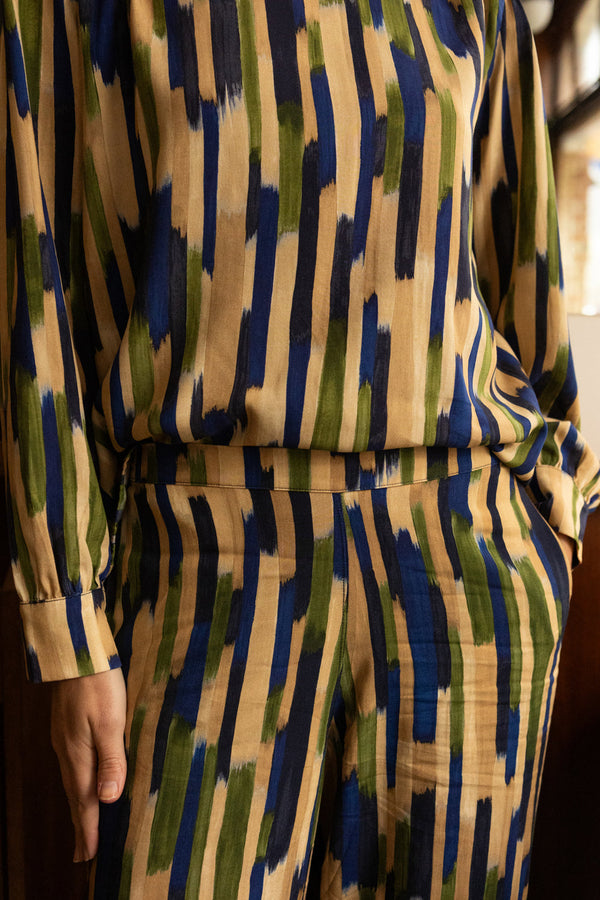 Blouse Bimala Flou Deep Marine - Apaches Collections - vue 6