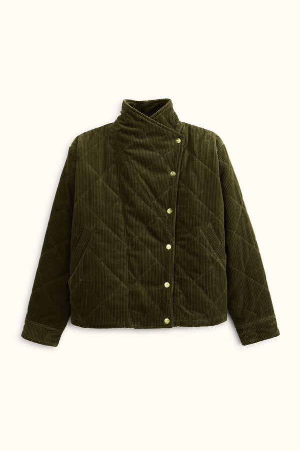 Veste Kapuro Velours côtelé Fougere - Apaches Collections