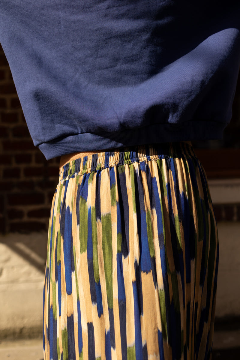 Jupe Neela Flou Deep Marine - Apaches Collections
