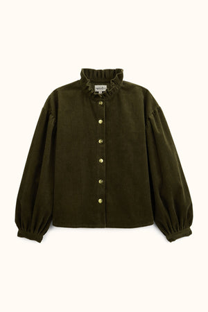 Blouse Tilda Velours côtelé Fougere - Apaches Collections