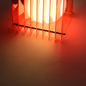 Petite lampe carrée 'Lớp' Pink electrik
