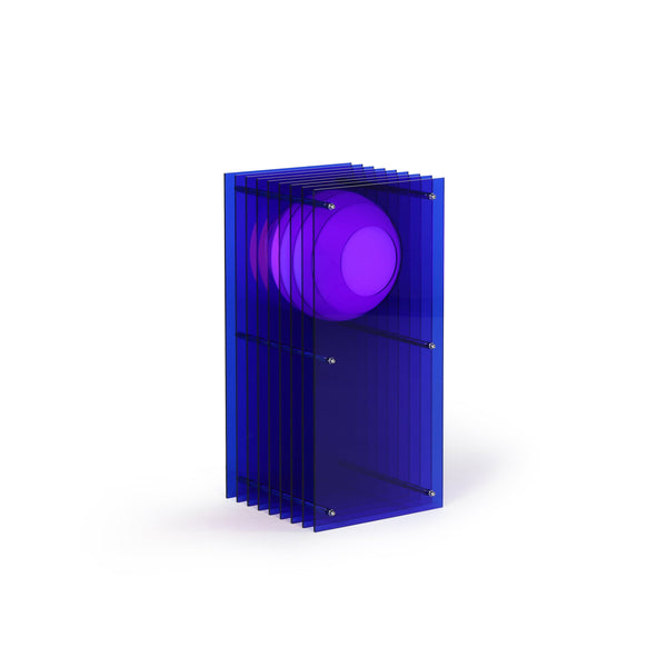 Petite lampe rectangulaire 'Lớp' Bleu