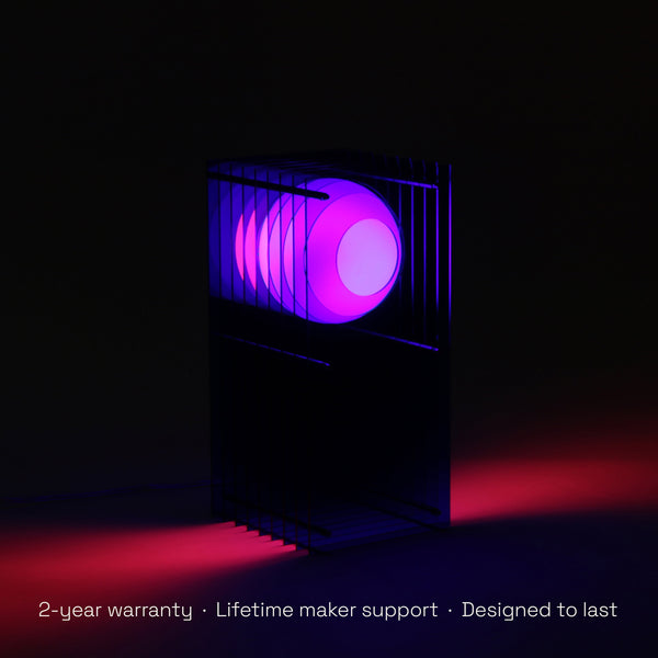 Petite lampe rectangulaire 'Lớp' Bleu
