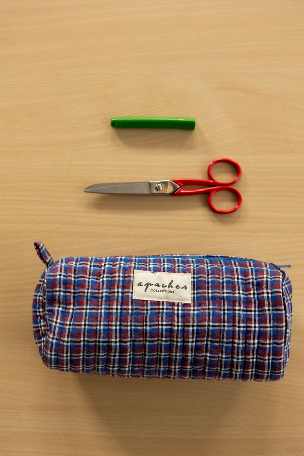 Trousse Opal Khadi Saphir - Apaches Collections - vue 2
