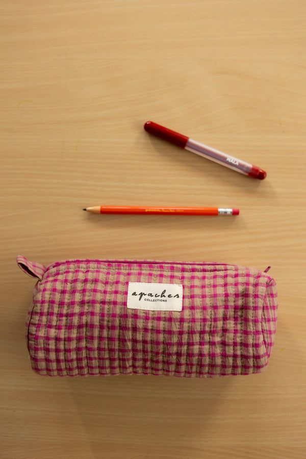 Trousse Opal Khadi Groseille - Apaches Collections - vue 2