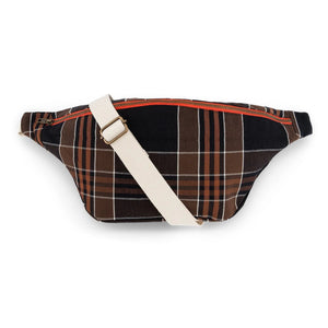 Sac banane Black tartan | ROSE IN APRIL