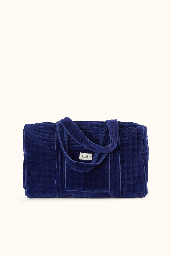 Sac Buddha Velours lisse Indigo - Apaches Collections