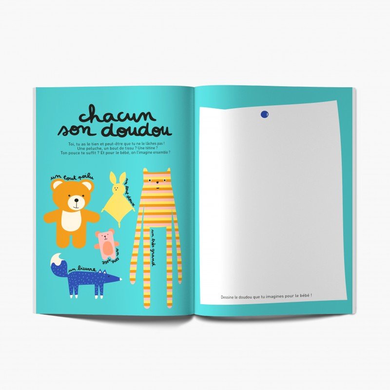 Livre à remplir 'Bientôt grand frère, bientôt grande soeur' | MINUS ÉDITIONS
