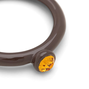 Bague 'Color Crystal' Cocoa Powder