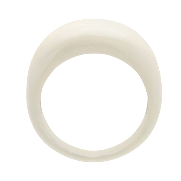 Bague 'Color Chunky' Coconut Milk - LULU Copenhagen - vue 3
