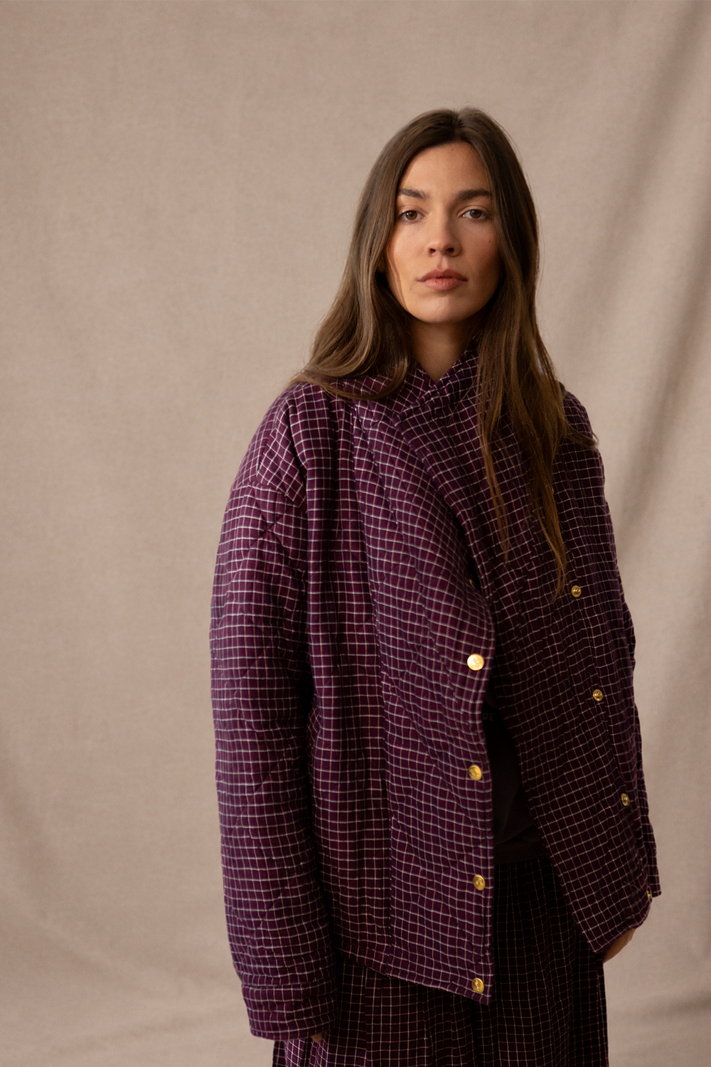 Veste Kapu Khadi Taffeta - Apaches Collections - vue 2
