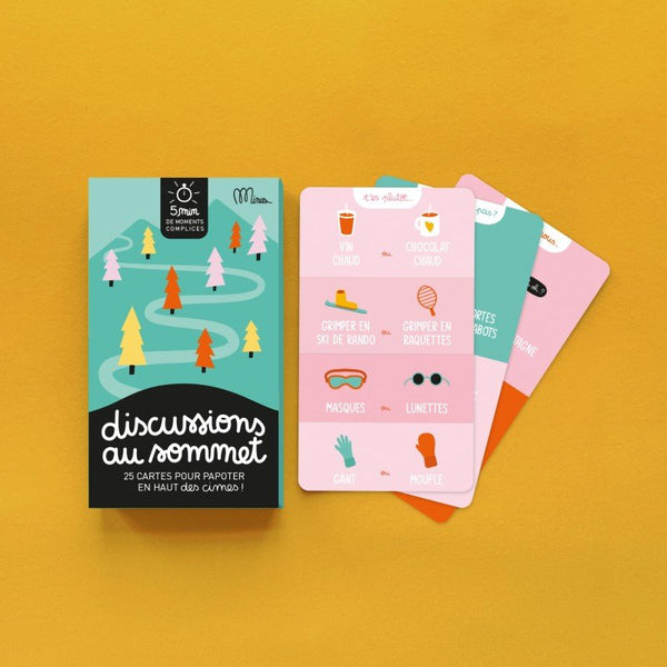 Kit de questions 'Discussions au sommet' | MINUS ÉDITIONS