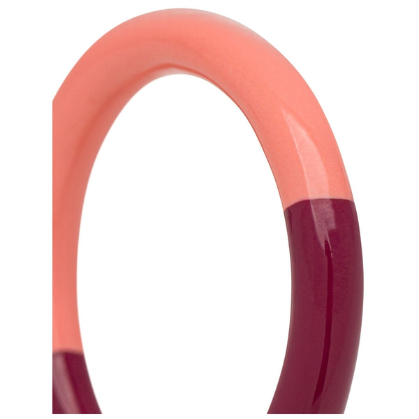 Bague 'Color Double' Burnt Coral/Plum - LULU Copenhagen - vue 8