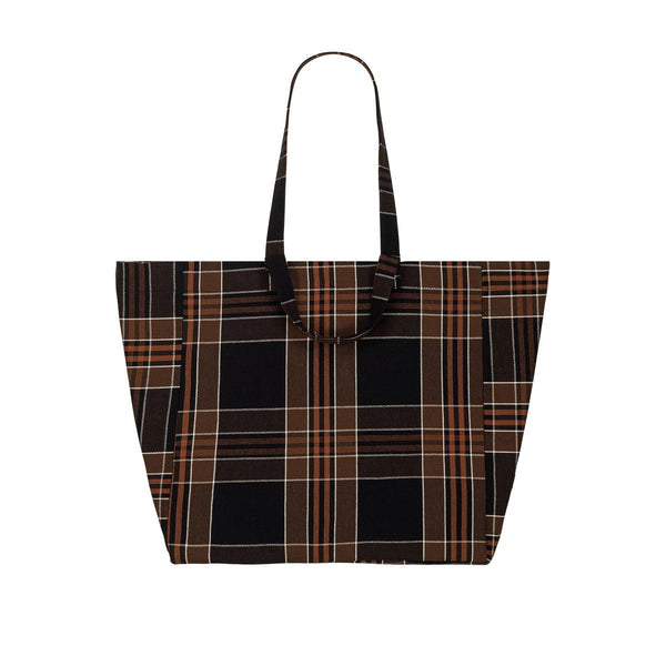 Sac cabas Elisa Black tartan - Rose in April - vue 3