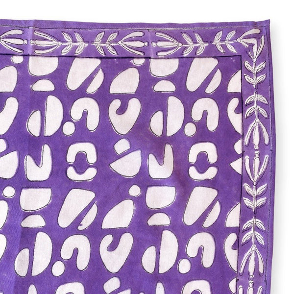 Foulard Latika 'Artistic' Violette | APACHES COLLECTIONS