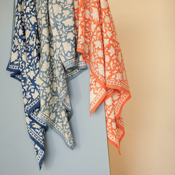Foulard Latika 'Coeur' Majorelle | APACHES COLLECTIONS