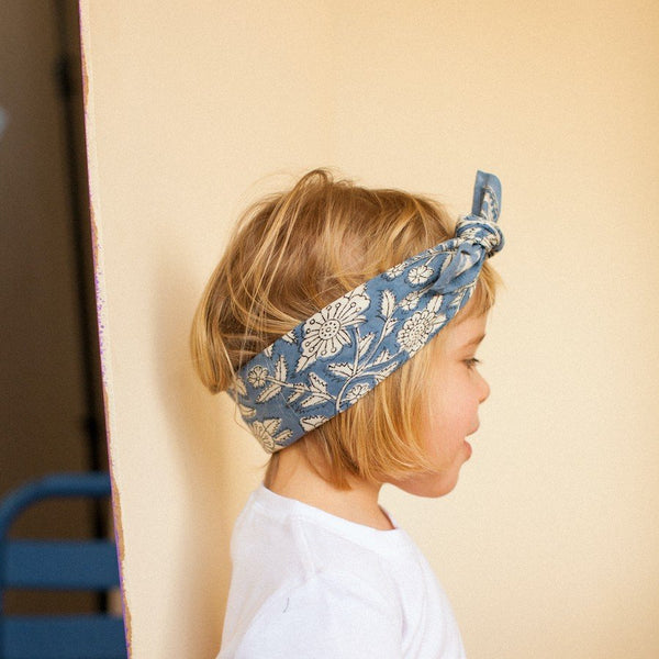 Petit foulard Manika 'Coeur' Horizon | APACHES COLLECTIONS