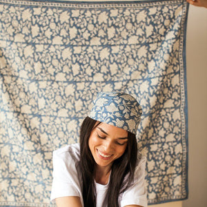 Petit foulard Manika 'Coeur' Horizon | APACHES COLLECTIONS