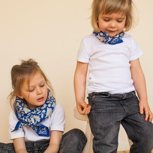 Foulard Latika 'Coeur' Majorelle | APACHES COLLECTIONS