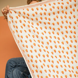 Foulard Latika 'Sorbet' Abricot | APACHES COLLECTIONS