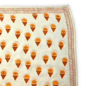 Foulard Latika 'Sorbet' Abricot | APACHES COLLECTIONS