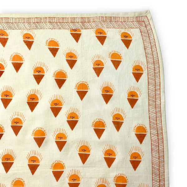 Foulard Latika 'Sorbet' Abricot | APACHES COLLECTIONS