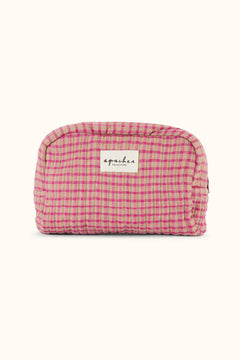 Petite trousse Gaya Khadi Groseille - Apaches Collections