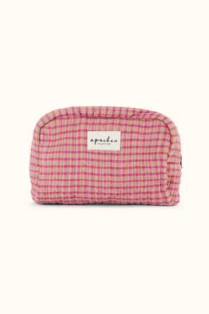 Petite trousse Gaya Khadi Groseille - Apaches Collections