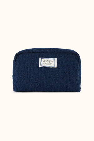 Grande trousse Gayane Denim Foncé Deep Marine - Apaches Collections
