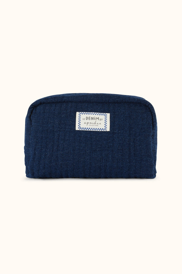 Grande trousse Gayane Denim Foncé Deep Marine - Apaches Collections