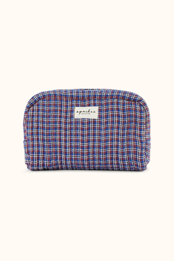 Petite trousse Gaya Khadi Saphir - Apaches Collections