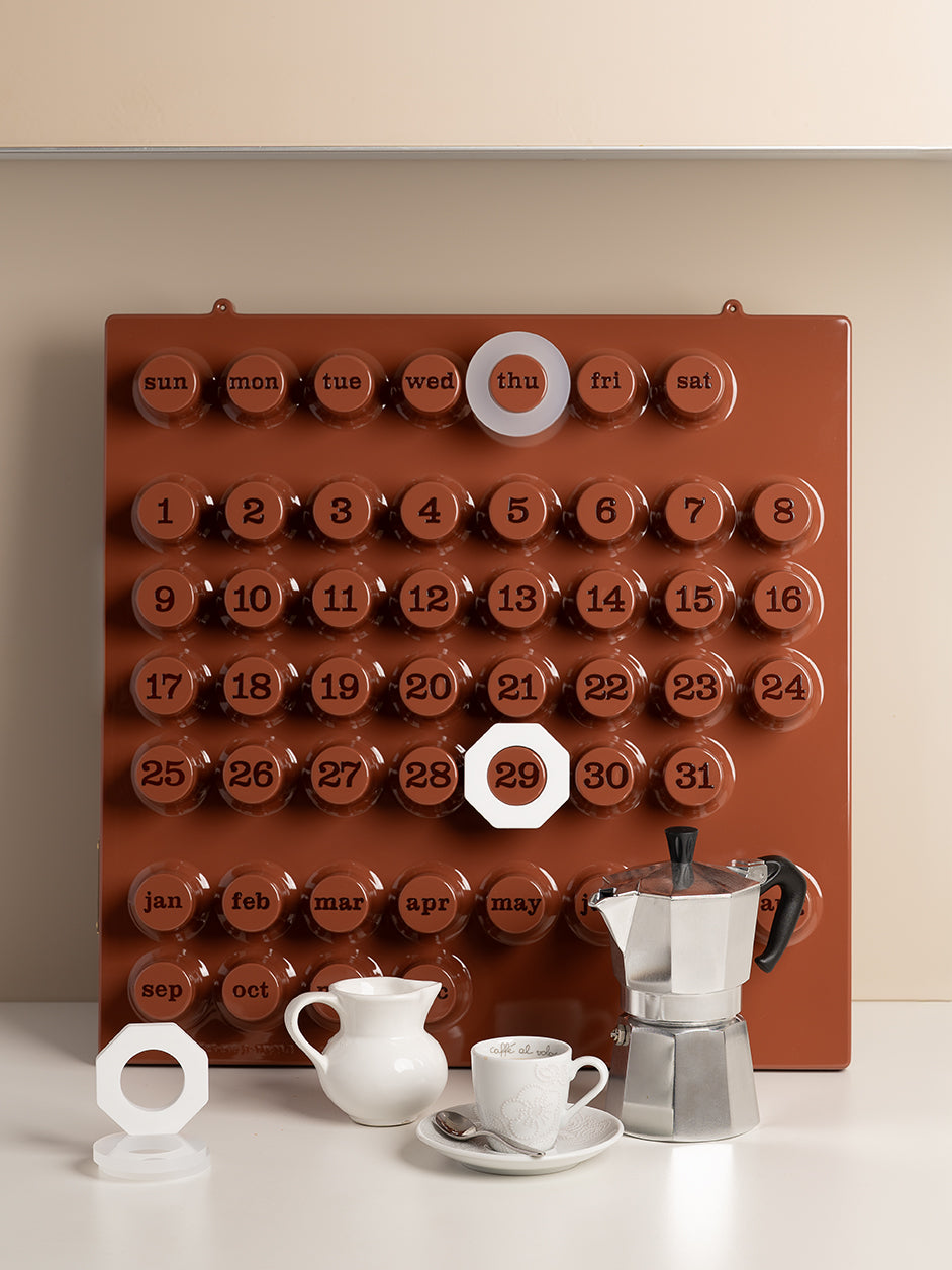 Calendrier perpétuel mural Café Mousse - Ring-A-Date - vue 7