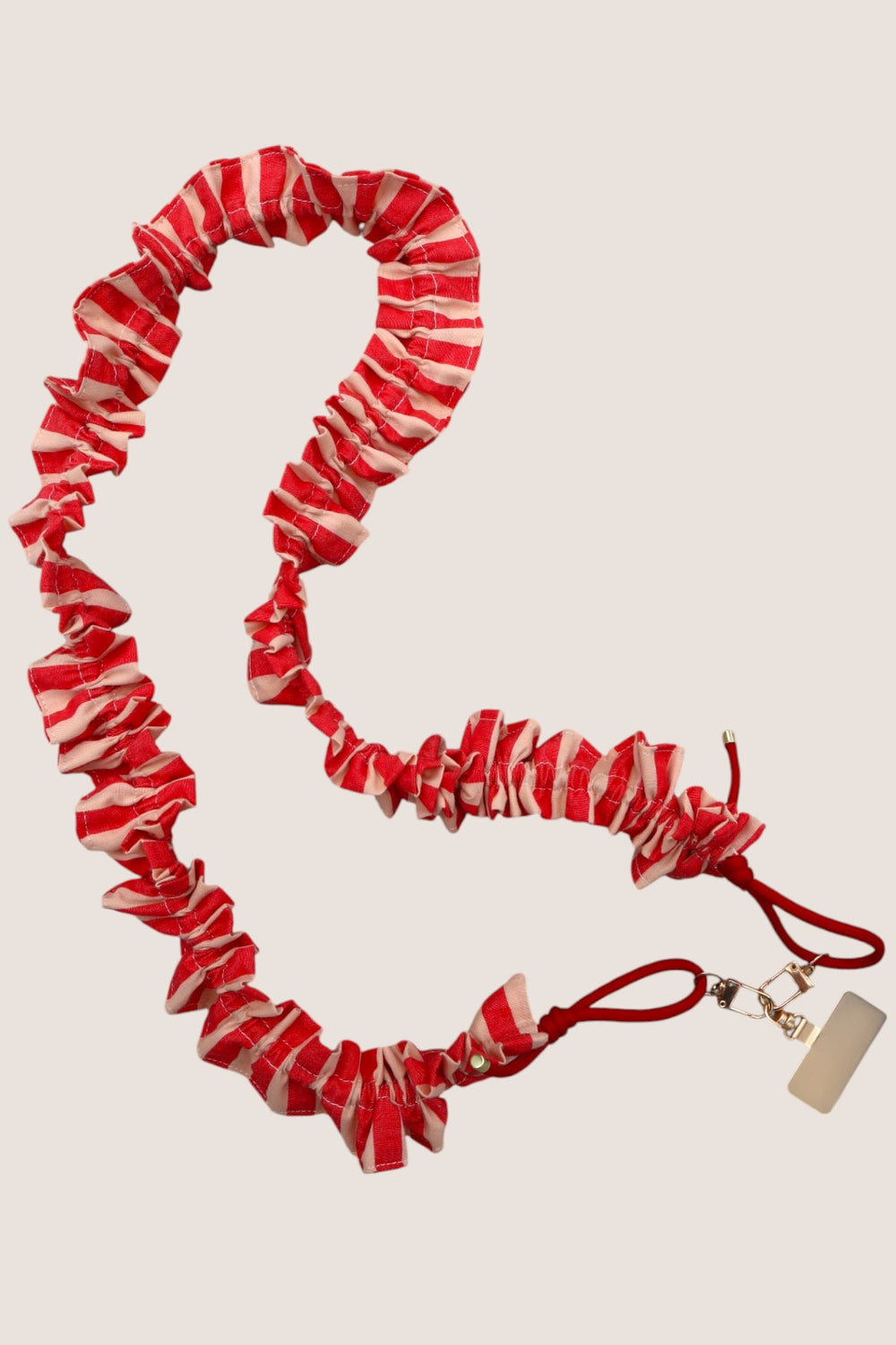 Cordon de téléphone Rayure rouge - Maison PoumPoum