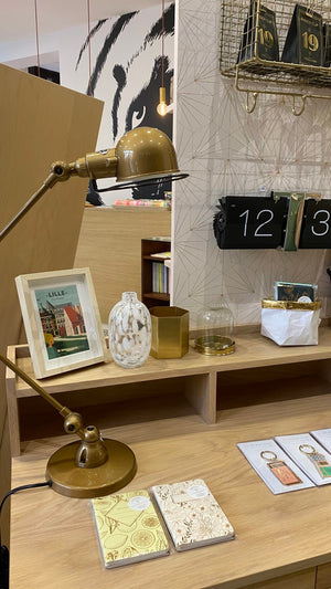 Lampe à poser 'Signal SI333' Or nacré | JIELDÉ