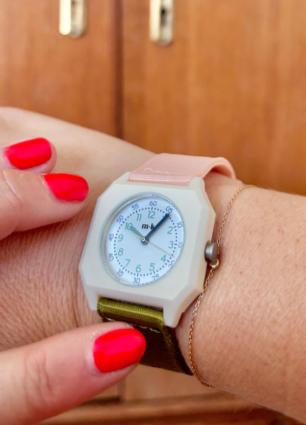 Montre Khaki pink - Mini Kyomo - vue 2