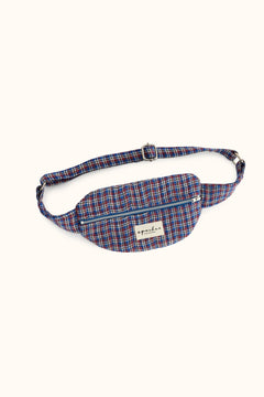 Mini sac banane Kela Khadi Saphir - Apaches Collections