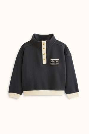 Sweat enfant Luz Coal - Apaches Collections - vue 2