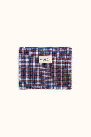 Mini pochette Mana Khadi Saphir - Apaches Collections
