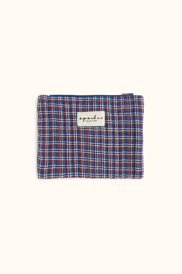 Mini pochette Mana Khadi Saphir - Apaches Collections