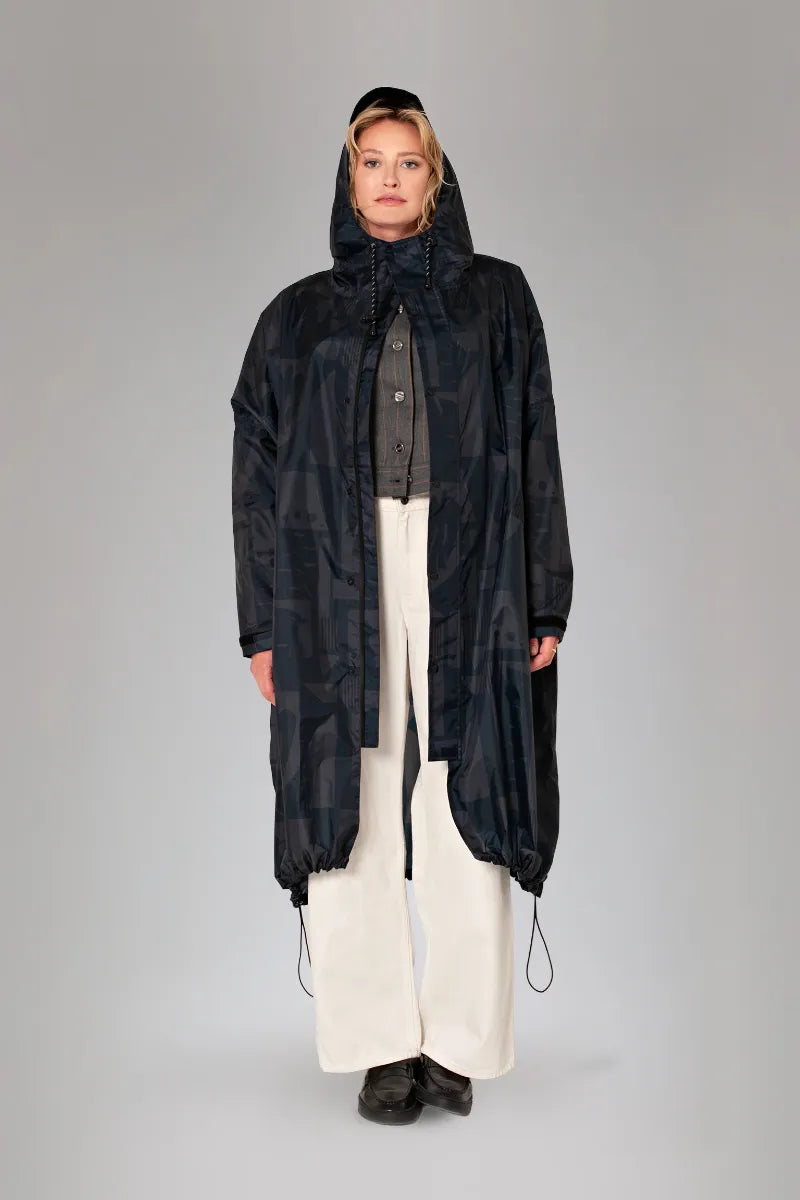 Manteau de pluie 'Back to Black' | RAINKISS