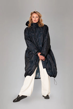 Manteau de pluie 'Back to Black' | RAINKISS